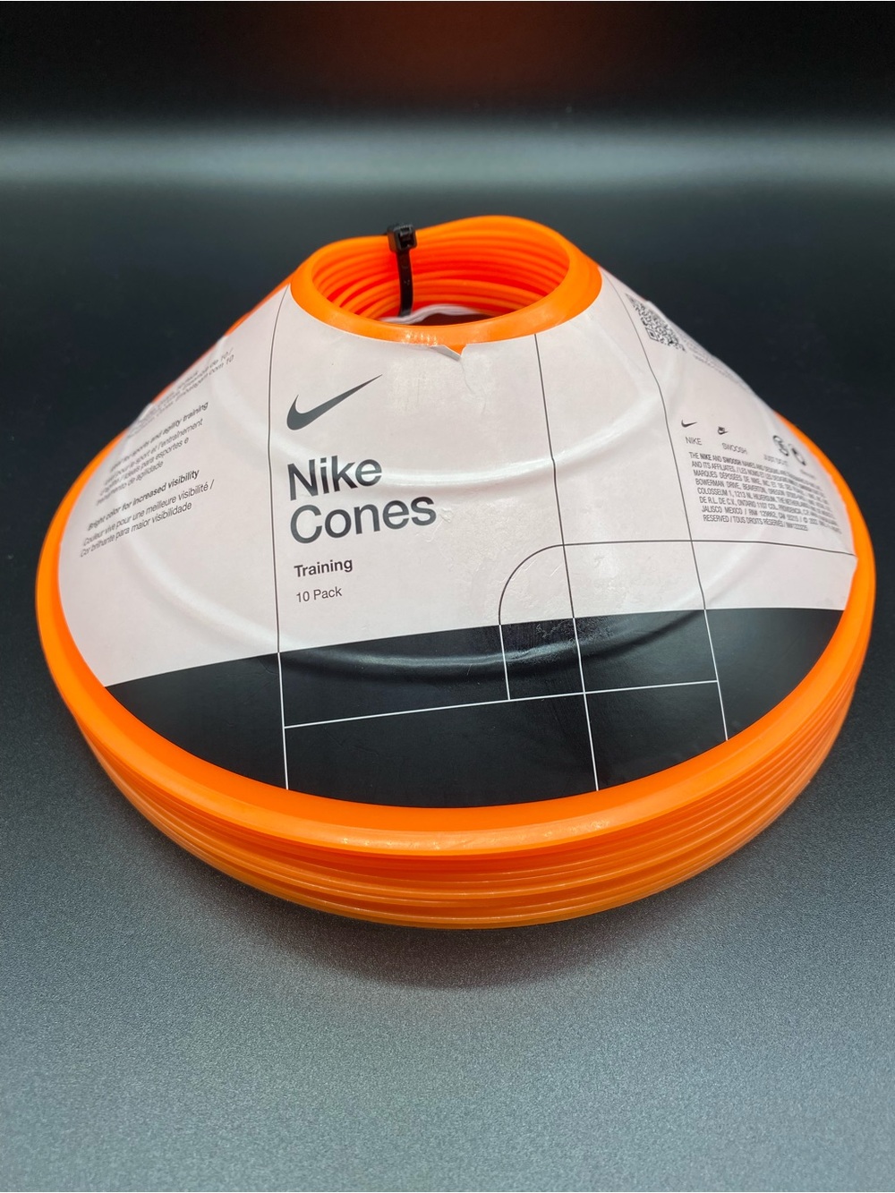 Nike Training Cones Fluorescent Orange (10 Pack) Football/Basketball/Soccer